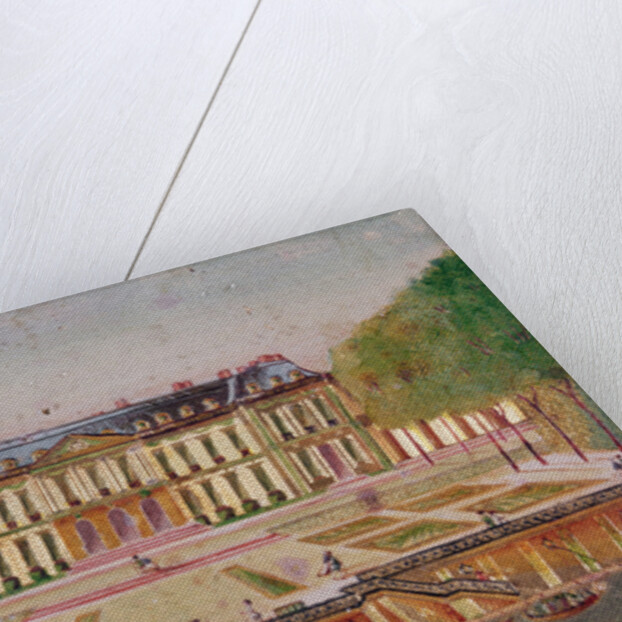 The Chateau de Choisy, park side by Chevalier Chevalier