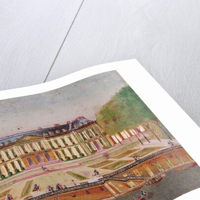 The Chateau de Choisy, park side by Chevalier Chevalier