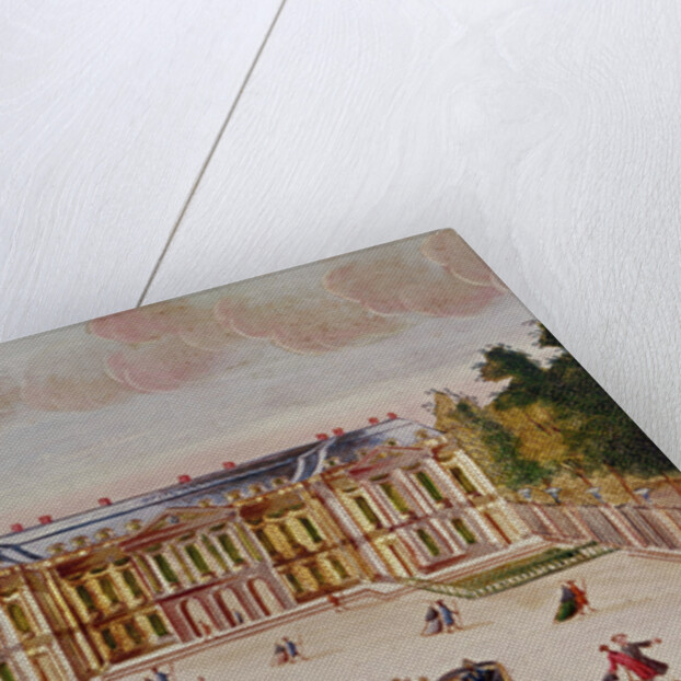 The Chateau de Choisy, courtyard side by Chevalier Chevalier