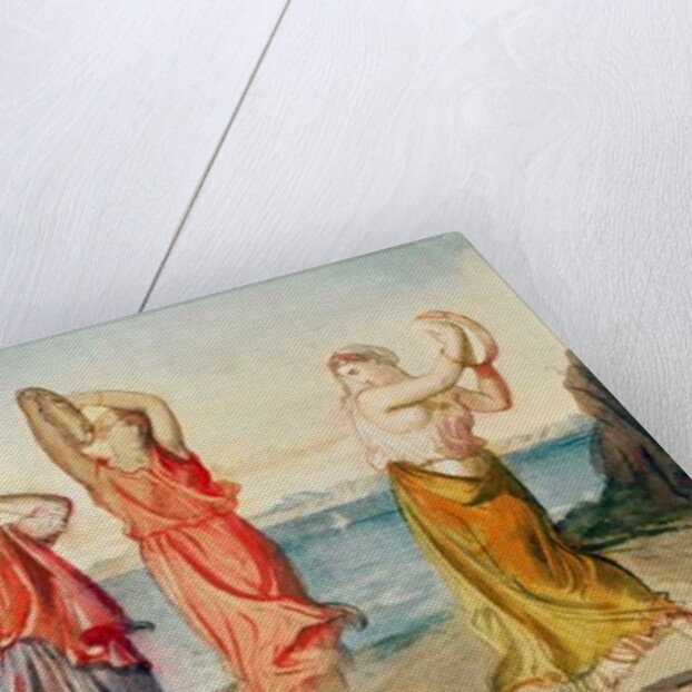 Three Tambourine Dancers, 1843 by Theodore Chasseriau