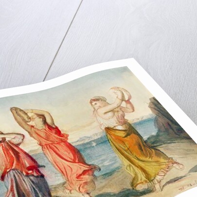 Three Tambourine Dancers, 1843 by Theodore Chasseriau