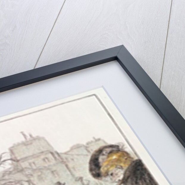 Florists walking around the outer Boulevards by Theophile Alexandre Steinlen