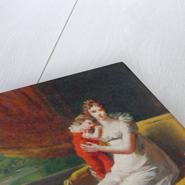 Marie-Louise holding in her arms the King of Rome by Francois Pascal Simon Baron Gerard