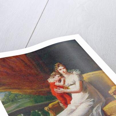 Marie-Louise holding in her arms the King of Rome by Francois Pascal Simon Baron Gerard