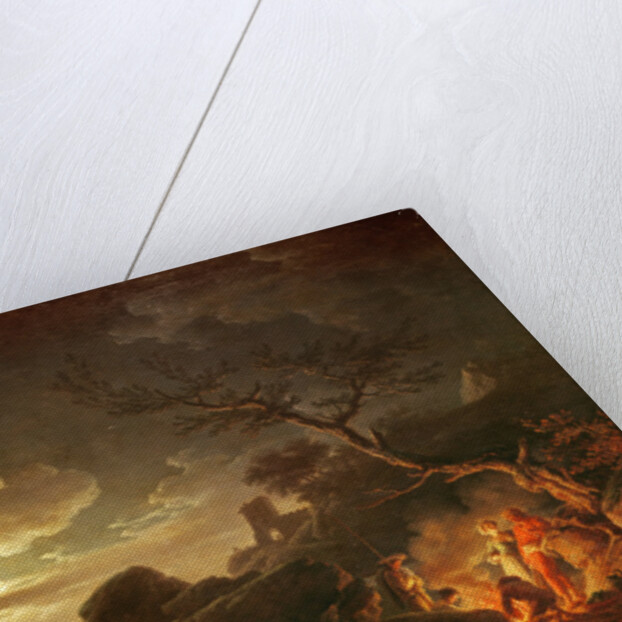 Landscape by the Light of the Moon by Claude Joseph Vernet