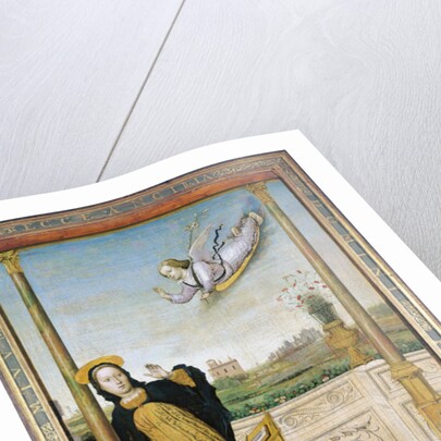 Triptych, central panel: the Annunciation by Carlo Braccesco