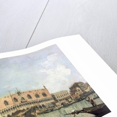 The Molo and the Piazzetta San Marco, Venice, 18th century by Canaletto