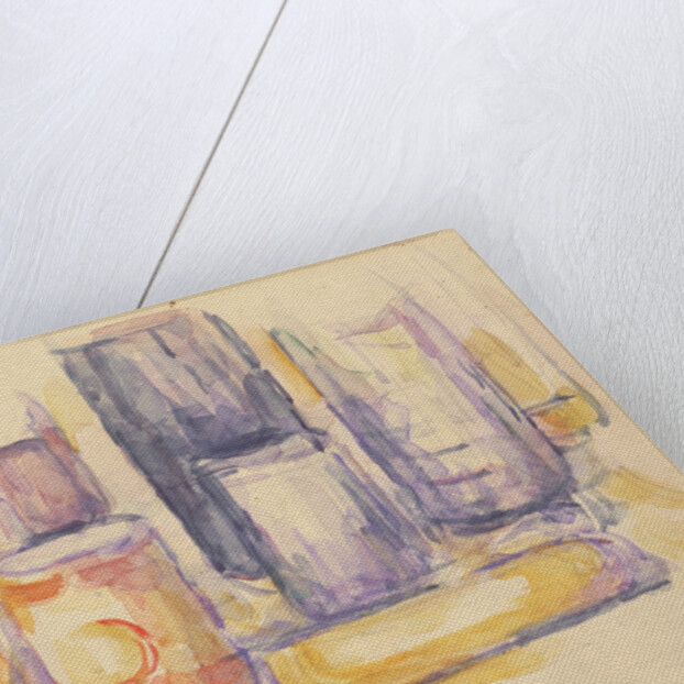 Kitchen Table: Pots and Bottles, 1902-06 by Paul Cezanne