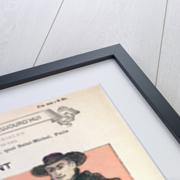 Caricature of Aristide Bruant in 'Les Hommes d'Aujourd'hui' by Theophile Alexandre Steinlen