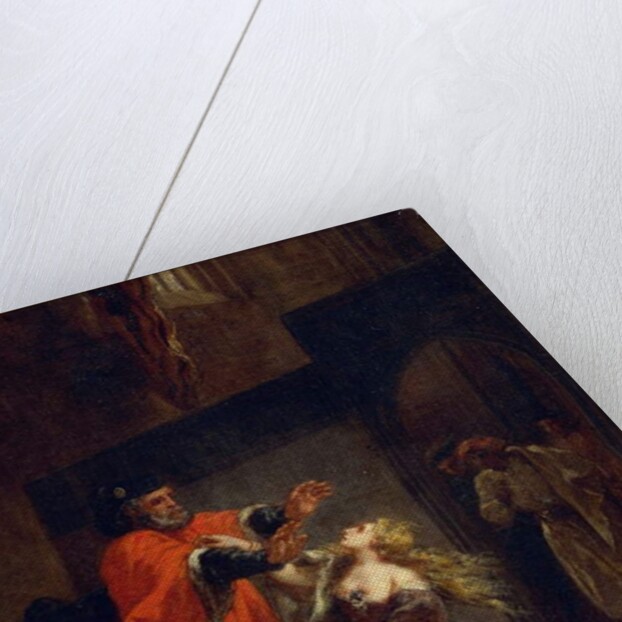 Othello, Act I, Scene 3: Desdemona at the feet of her father, 1852 by Ferdinand Victor Eugene Delacroix