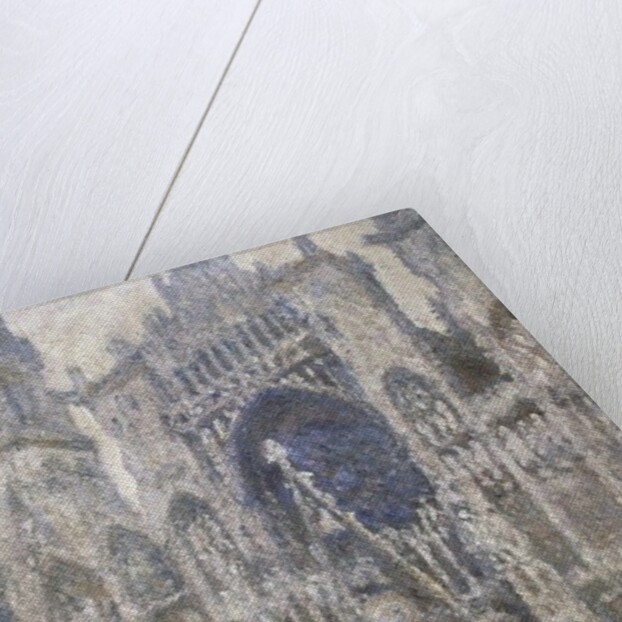 Rouen Cathedral, the west portal, Harmony in Grey, 1894 by Claude Monet