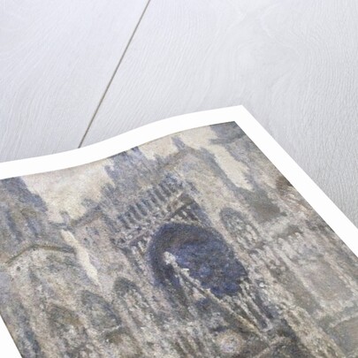 Rouen Cathedral, the west portal, Harmony in Grey, 1894 by Claude Monet