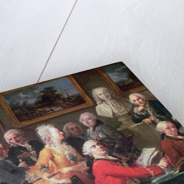An Soirée at the Home of Madame Geoffrin, 1755 by Anicet-Charles Lemonnier