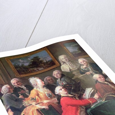 An Soirée at the Home of Madame Geoffrin, 1755 by Anicet-Charles Lemonnier