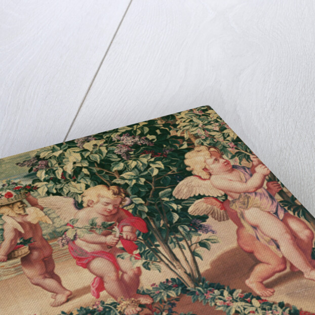 Children Gardening, woven at the Atelier des Gobelins by Charles Le Brun