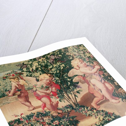 Children Gardening, woven at the Atelier des Gobelins by Charles Le Brun