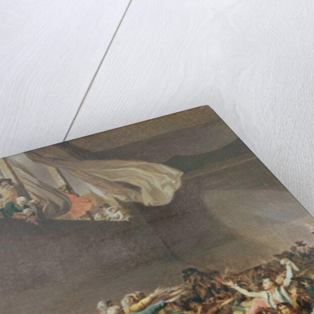 The Tennis Court Oath, 20th June 1789, detail, 1791 by Jacques Louis David