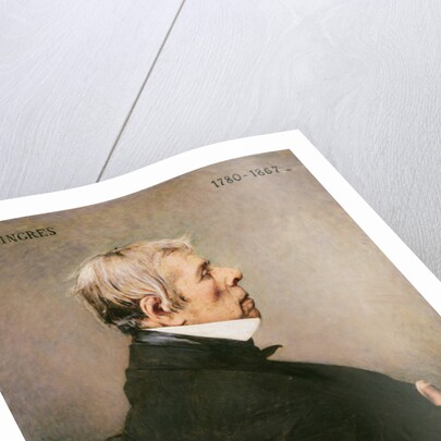 Portrait of J.A.D Ingres by Leon Joseph Florentin Bonnat