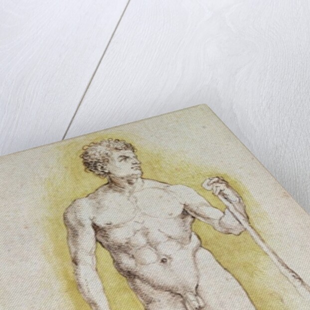 Young Nude Man by Albrecht Dürer or Duerer