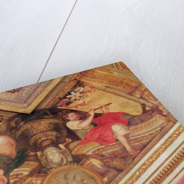 Ceiling of the Hôtel de l'Abbé de La Rivière: Urania and Euterpe, 1653 by Charles Le Brun