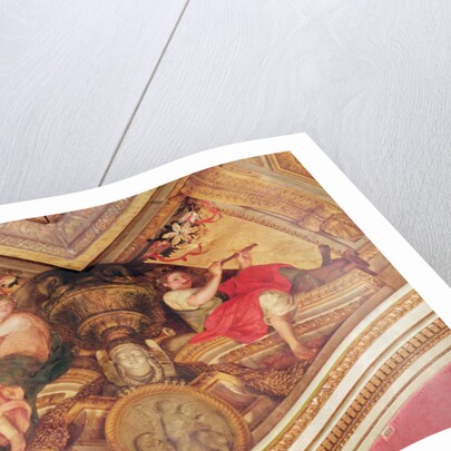 Ceiling of the Hôtel de l'Abbé de La Rivière: Urania and Euterpe, 1653 by Charles Le Brun