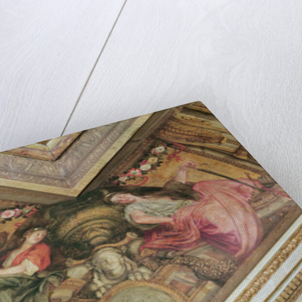 Ceiling of the Hôtel de l'Abbé de La Rivière: The Muses Polyhymnia and Melpomene, 1653 by Charles Le Brun