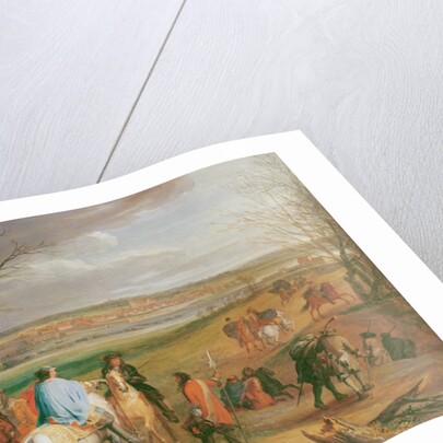 Louis XIV, King of France and of Navarre, before the Town of Dôle by Charles Le Brun