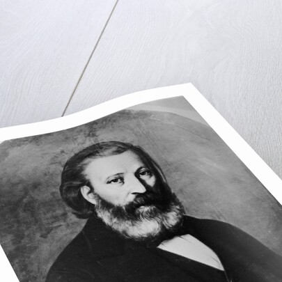 Portrait of Pierre Larousse by French Photographer