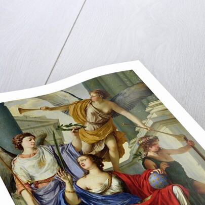 Allegory of the Regency of Anne of Austria 1648 by Laurent de La Hire or La Hyre