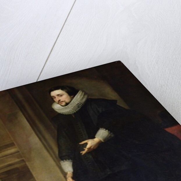 Portrait of a Nobleman and his Child or Portrait of the Brother of Rubens by Anthony van Dyck