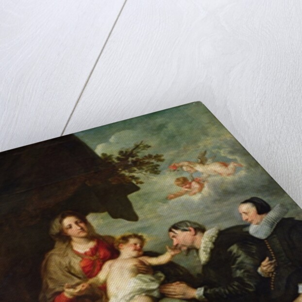 Madonna and Child with Donors by Anthony van Dyck