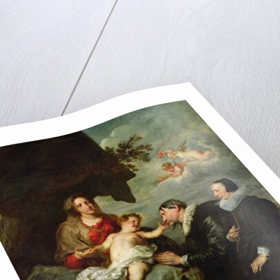 Madonna and Child with Donors by Anthony van Dyck