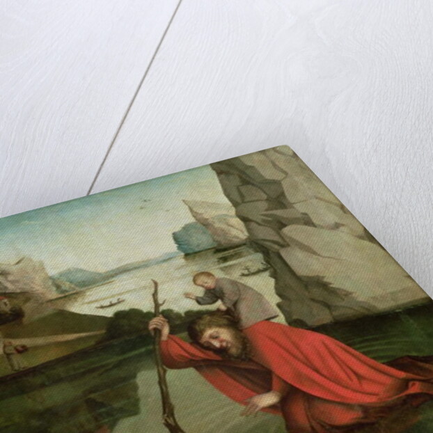 St. Christopher Carrying the Christ Child, 15th century by Konrad Witz