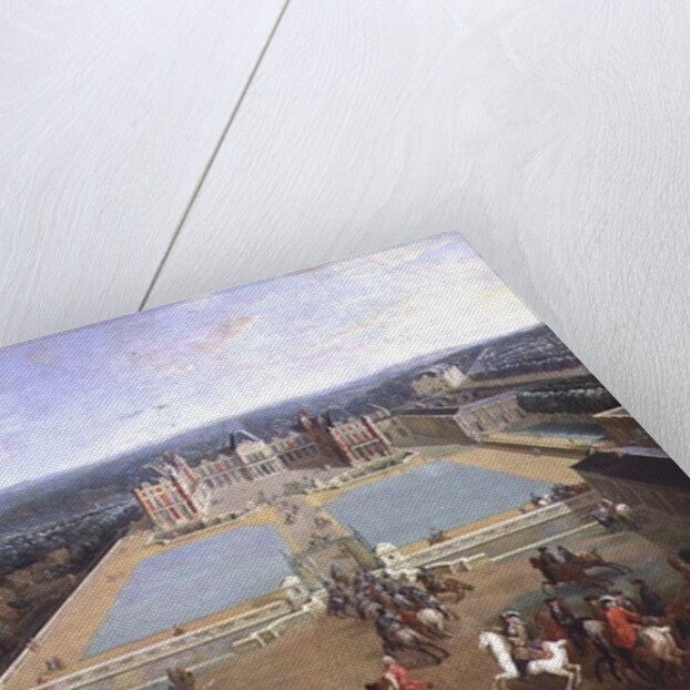 The Chateau de Meudon from the side of the avenue, 1722 by Pierre-Denis Martin