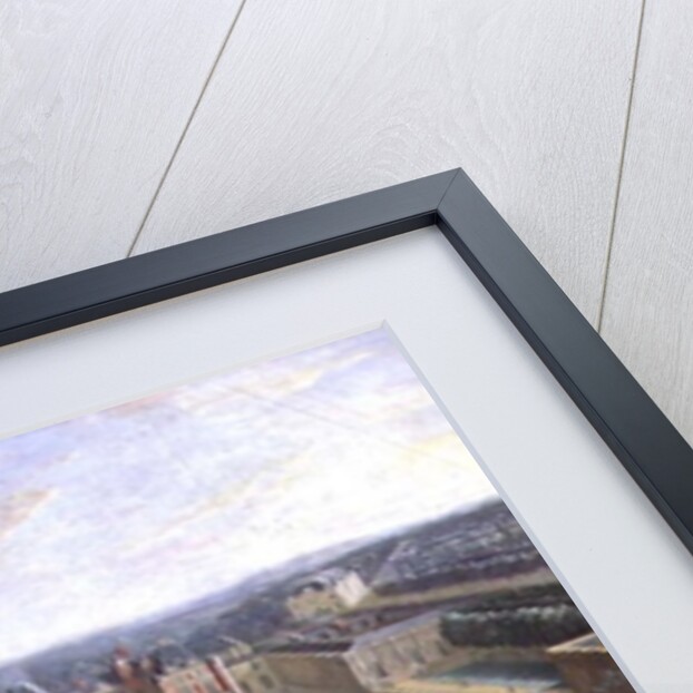 The Chateau de Meudon from the side of the avenue, 1722 by Pierre-Denis Martin