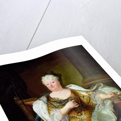 Portrait of Elizabeth Charlotte of Bavaria, Duchess of Orleans by Hyacinthe Rigaud