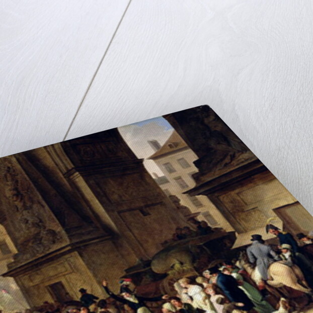 The Conscripts of 1807 Marching Past the Gate of Saint-Denis by Louis Leopold Boilly