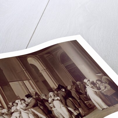 The Galleries of the Palais Royal, Paris, 1809 by Louis Leopold Boilly