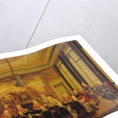 The Council of Regency for the Minority of Louis XV , 16th September 1715 by French School