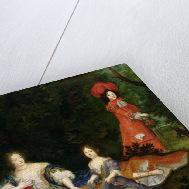 Portrait of Marquise de Montespan, surrounded by her legitimated children by French School