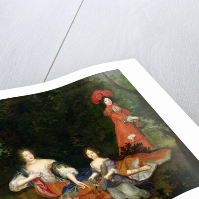 Portrait of Marquise de Montespan, surrounded by her legitimated children by French School