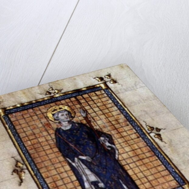 AE II 327 King Saint Louis carrying the Sceptre and the Hand of Justice by French School