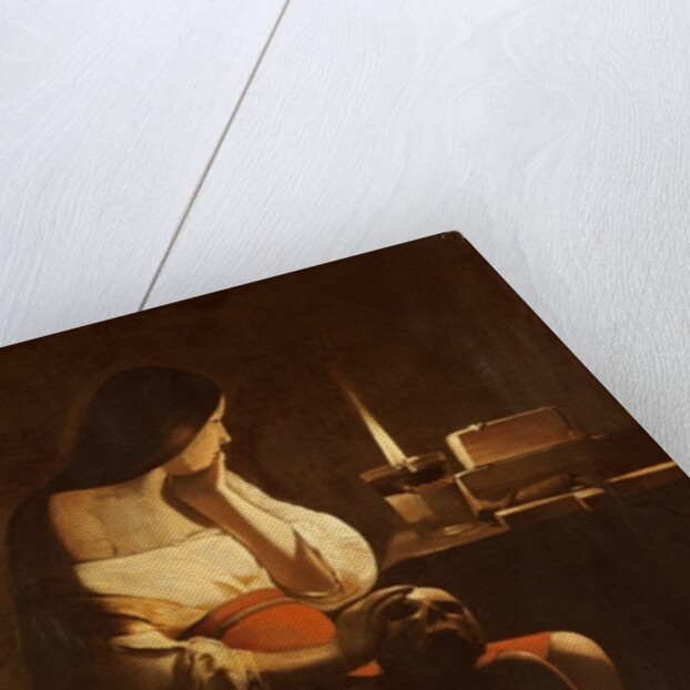 Mary Magdalene with a night light, c.1640-45 by Georges de la Tour