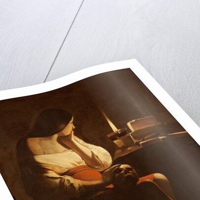 Mary Magdalene with a night light, c.1640-45 by Georges de la Tour