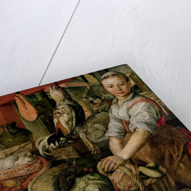 Kitchen Interior, 1566 by Joachim Beuckelaer or Bueckelaer