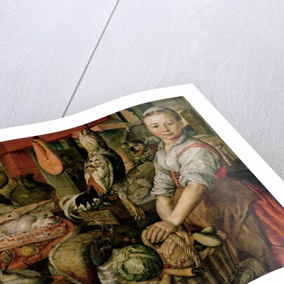 Kitchen Interior, 1566 by Joachim Beuckelaer or Bueckelaer