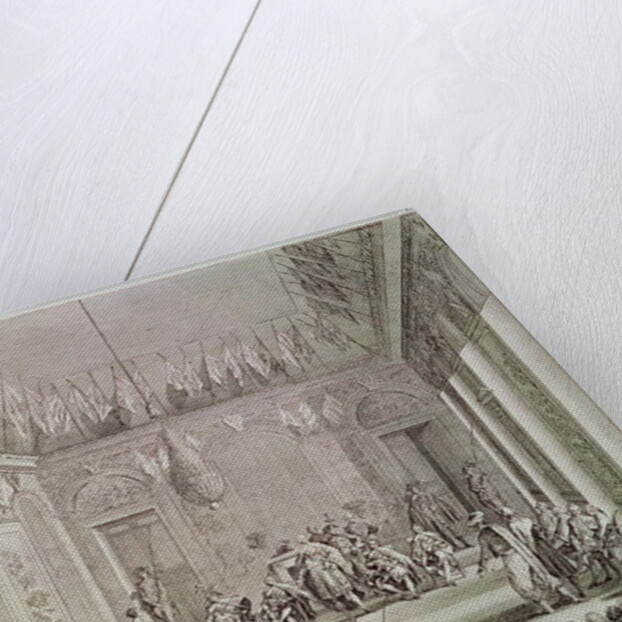 The Formal Audience of the Directory, 30th Brumaire An IV engraved by Pierre Gabriel Berthault by Jean Duplessi-Bertaux