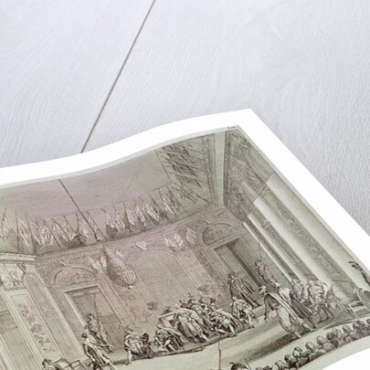 The Formal Audience of the Directory, 30th Brumaire An IV engraved by Pierre Gabriel Berthault by Jean Duplessi-Bertaux