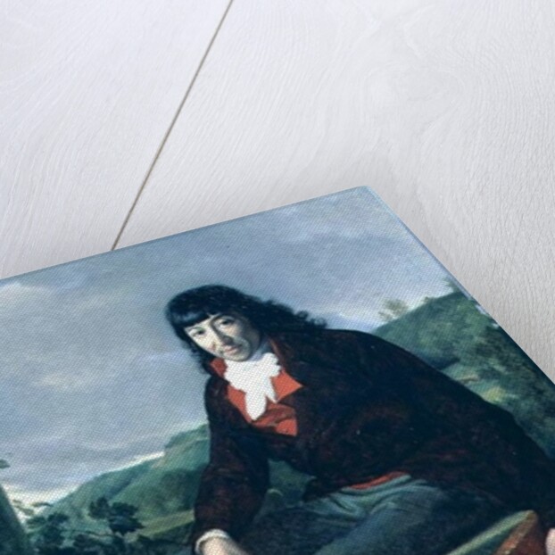 Portrait of Louis Marie de La Revelliere-Lepeaux after a portrait by Francois Gerard by Gerard van Spaendonck