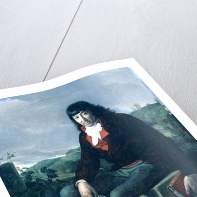 Portrait of Louis Marie de La Revelliere-Lepeaux after a portrait by Francois Gerard by Gerard van Spaendonck